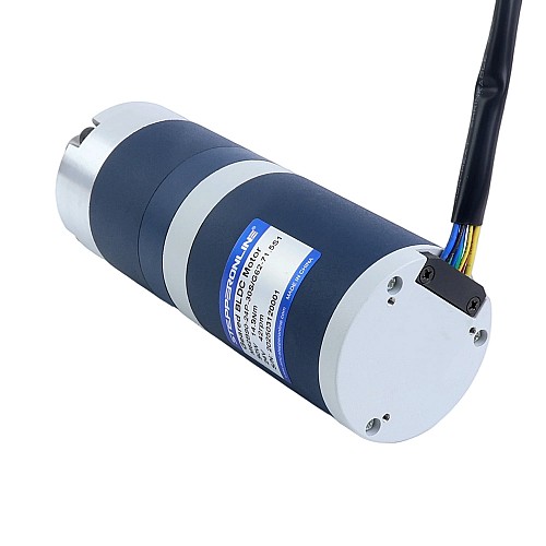 24V 90W 41.9RPM Geared Brushless DC Motor 14.90Nm(2110.01oz.in) 71.5:1 Planetary Gearbox - M62B90-24P-30S/G62-71.5S1 | StepperOnline AU