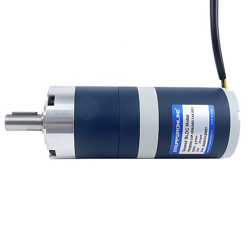 24V 200W 21RPM Geared Brushless DC Motor 67.00Nm(9487.98oz.in) 144.5:1 Planetary Gearbox - M82B200-24P-30S/G82-144.5S1 | StepperOnline AU