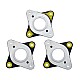 3PCS NEMA 17 Stepper Steel and Rubber Vibration Dampers with 4 M3 Screws - 3-ST-D1 | StepperOnline AU