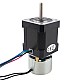 Nema 17 Stepper 0.44Nm(62.32oz.in) w/ Brake Friction Torque 0.25Nm(35.4oz.in) - 17HM19-1684D-B025 | StepperOnline AU