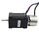 Nema 17 Stepper 0.65Nm(92oz.in) w/ Brake Friction Torque 0.25Nm(35.4oz.in) - 17HS24-2104D-B025 | StepperOnline AU