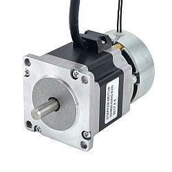 Nema 23 Stepper 0.9Nm(127.43oz.in) w/ Brake Friction Torque 2.0Nm(283oz.in)