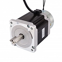 Nema 34 Stepper 7.0Nm(1001oz.in) w/ Brake Friction Torque 4.0Nm(566oz.in)