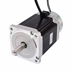 Nema 34 Stepper 8.5Nm(1204oz.in) w/ Brake Friction Torque 4.0Nm(566oz.in)
