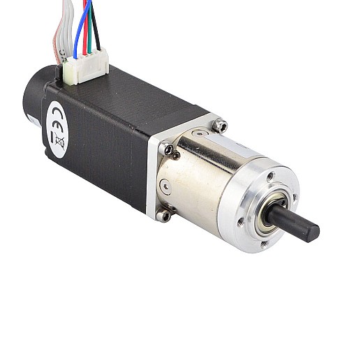 Nema 11 Closed-loop Geared Stepper L=51mm Gear Ratio 14:1 Encoder 300PPR - 11HS20-0674S-PG14-E300 | StepperOnline AU
