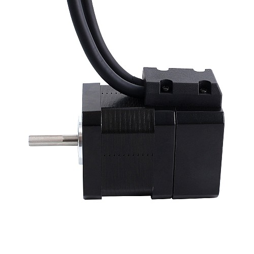 Nema 17 Closed Loop Stepper Motor 42Ncm(59.48oz.in) with Encoder 1000PPR(4000CPR) - 17HS15-1504D-E1K | StepperOnline AU