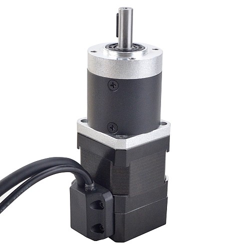 Nema 17 Closed Loop Stepper Motor L=39mm Gear Ratio 20:1 High Precision Planetary Gearbox - 17HS15-HG20-E1000 | StepperOnline AU