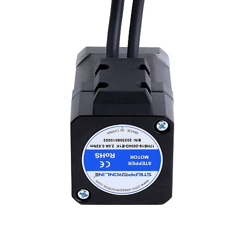 Nema 17 Closed Loop Stepper Motor 52Ncm(73.64oz.in) with Encoder 1000PPR(4000CPR) - 17HS19-2004D-E1K | StepperOnline AU