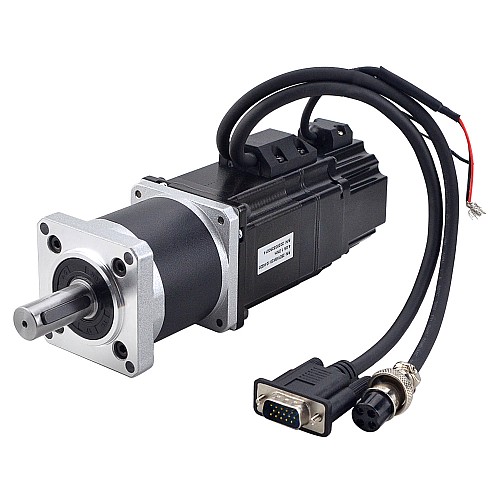Nema 23 Closed Loop Stepper Motor 1.2Nm(169.97oz.in) with Electromagnetic Brake & 20:1 High Precision Gearbox - 23E1KBK20-12-HG20 | StepperOnline AU