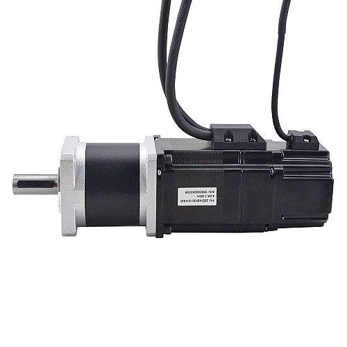 Nema 23 Closed Loop Stepper Motor 1.2Nm(169.97oz.in) with Electromagnetic Brake & 50:1 High Precision Gearbox - 23E1KBK20-12-HG50 | StepperOnline AU