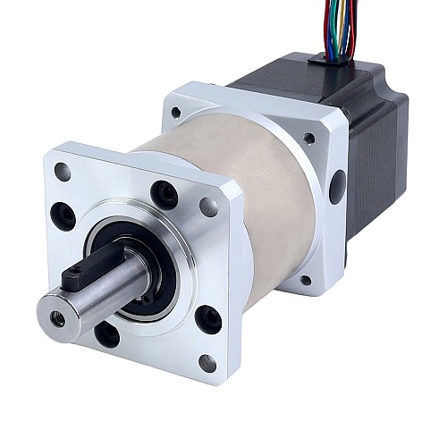 AR4 Upgraded Nema 23 Stepper Motor with YGS Gearbox Gear Ratio 50:1 High Precision Planetary Gearbox - 23HS22-2804D-YGS50-AR4 | StepperOnline AU
