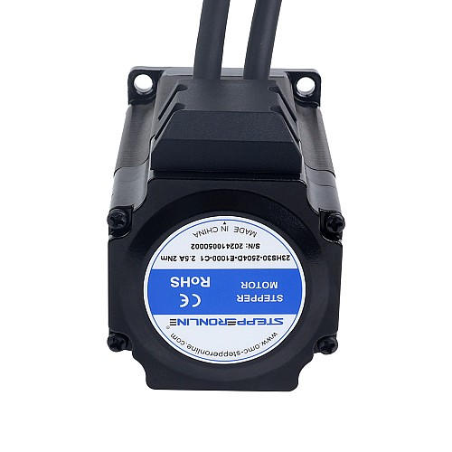 S Series Nema 23 Closed Loop Stepper Motor 2.0Nm(283.22oz.in) 3-Channel Encoder 1000PPR(4000CPR) - 23HS30-2504D-E1000-C1 | StepperOnline AU