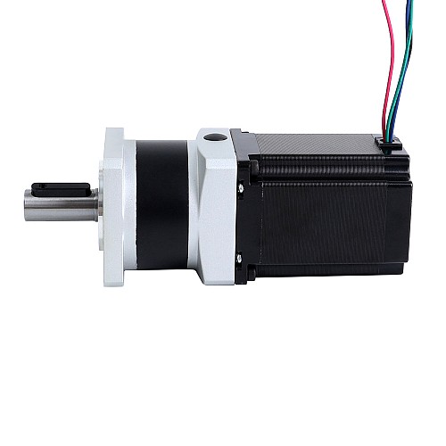 Nema 23 Stepper Motor L=76.5mm Gear Ratio 5:1 MG Series Planetary Gearbox - 23HS30-2904S-MG5 | StepperOnline AU