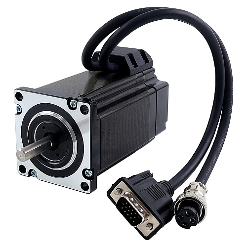 S Series Standard Nema 24 Closed Loop Stepper Motor 3.0Nm(424.83oz.in) Encoder 1000PPR(4000CPR) - 24HS34A-5004D-E1000 | StepperOnline AU