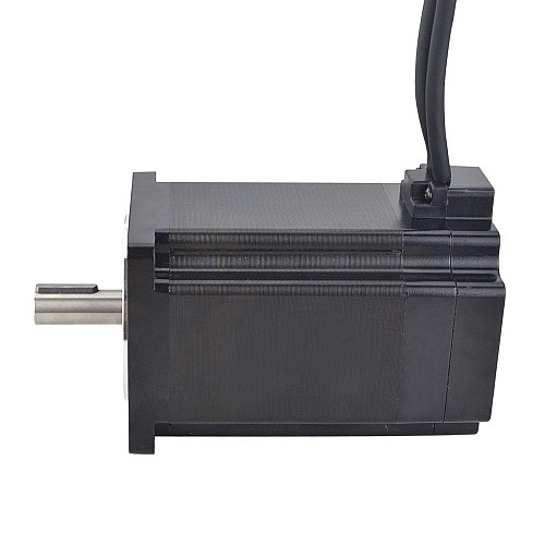 E Series Nema 34 Closed Loop Stepper Motor 9Nm(1274.5oz.in) Encoder 1000PPR(4000CPR) - 34HE46-6004D-E1000 | StepperOnline AU