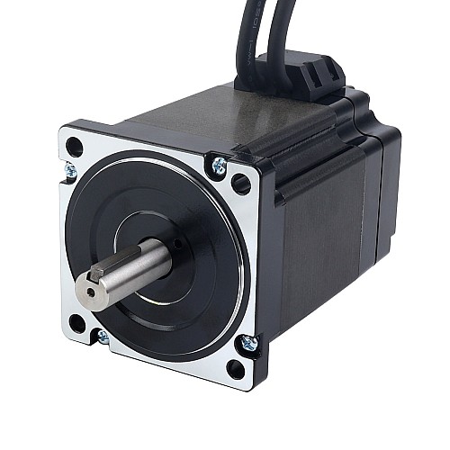 S Series Nema 34 Closed Loop Stepper Motor 6.50Nm(920.48oz.in) Encoder 1000PPR(4000CPR) - 34HS39-6004D-E1K-1M5 | StepperOnline AU