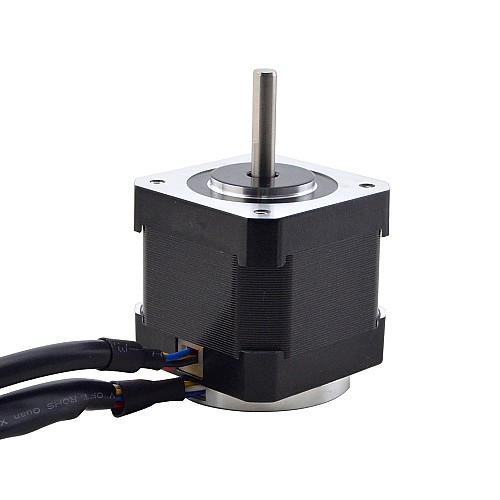 Nema 17 Closed Loop Stepper Motor 45Ncm(63.7oz.in) with Magnetic Encoder 1000PPR(4000CPR) - 17HS15-1504-ME1K | StepperOnline AU