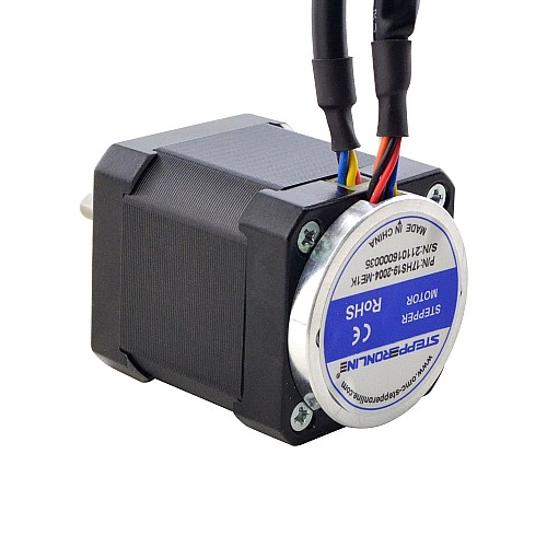 Nema 17 Closed Loop Stepper Motor 56Ncm(79.3oz.in) with Magnetic Encoder 1000PPR(4000CPR) - 17HS19-2004-ME1K | StepperOnline AU