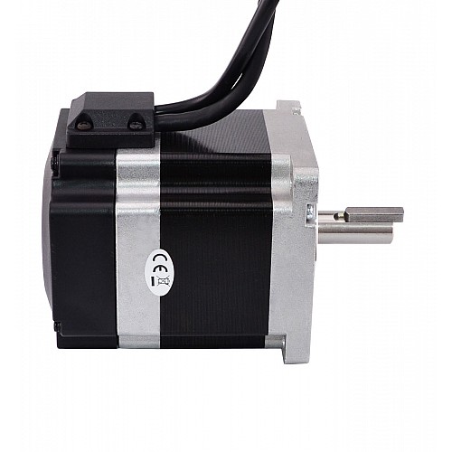 S Series Nema 34 Closed Loop Stepper Motor 4.5Nm(637.25oz.in) Encoder 1000PPR(4000CPR) - 34HS31-5504D-E1000 | StepperOnline AU