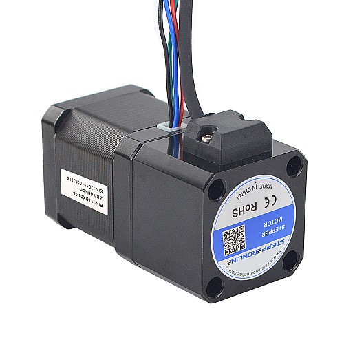 P Series Nema 17 Stepper Motor 48Ncm(67.99oz.in) with Electromagnetic Brake - 17BK05-05 | StepperOnline AU
