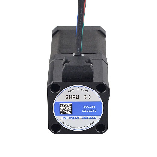 P Series Nema 17 Stepper Motor 72Ncm(101.98oz.in) with Electromagnetic Brake - 17BK05-07 | StepperOnline AU