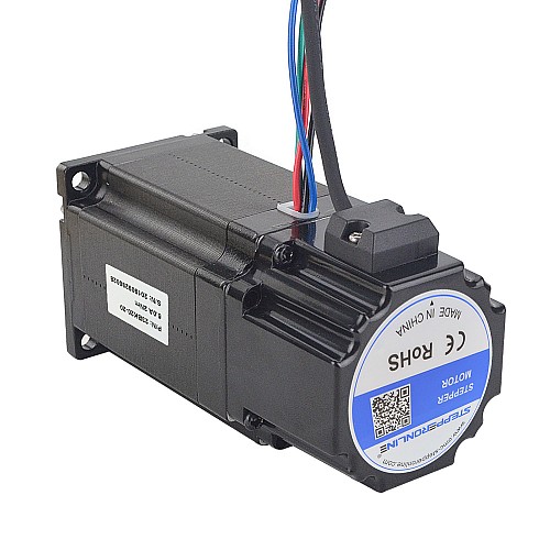 P Series Nema 23 Stepper Motor 2Nm(283.28oz.in) with Electromagnetic Brake - 23BK20-20 | StepperOnline AU