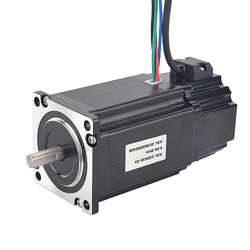 P Series Nema 23 Stepper Motor 2Nm(283.28oz.in) with Electromagnetic Brake - 23BK20-20 | StepperOnline AU