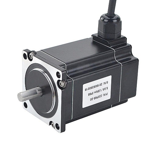 P Series IP65 Waterproof Nema 23 Stepper Motor 5.0A 2Nm(283.22oz.in) - 23IP65-20 | StepperOnline AU