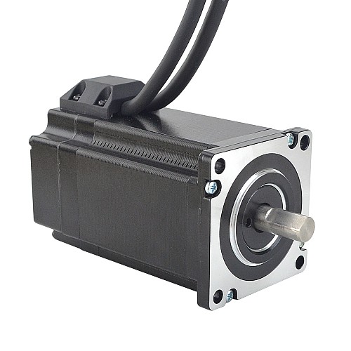P Series Nema 24 Closed Loop Stepper Motor 3Nm(424.83oz.in) with Encoder 1000PPR(4000CPR) - 24E1K-30 | StepperOnline AU