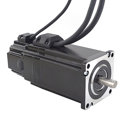 P Series Nema 24 Closed Loop Stepper Motor 3Nm(424.92oz.in) with Electromagnetic Brake - 24E1KBK20-30 | StepperOnline AU