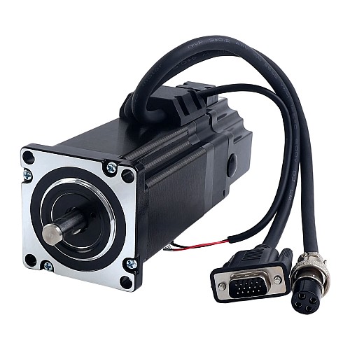 S Series Nema 24 Closed Loop Stepper Motor 3.0Nm(424.92oz.in) with 2.8Nm(396.51oz.in) Electromagnetic Brake - 24HS34-5004D-E1000-B280 | StepperOnline AU