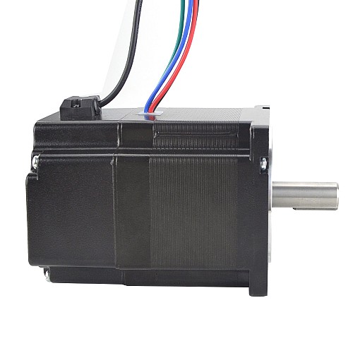 P Series Nema 34 Stepper Motor 4.5Nm(637.38oz.in) with Electromagnetic Brake - 34BK50-45 | StepperOnline AU