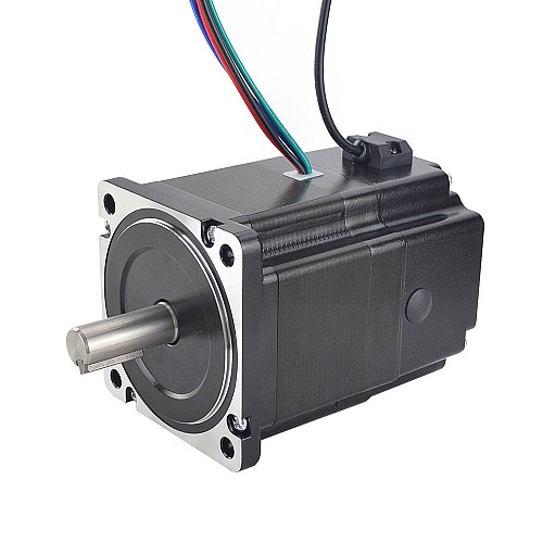 P Series Nema 34 Stepper Motor 4.5Nm(637.38oz.in) with Electromagnetic Brake - 34BK50-45 | StepperOnline AU