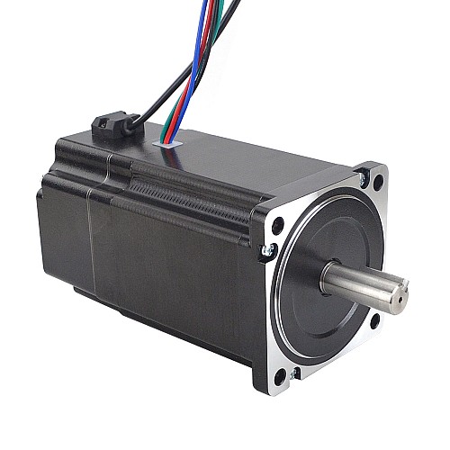 P Series Nema 34 Stepper Motor 8.5Nm(1203.94oz.in) with Electromagnetic Brake - 34BK50-85 | StepperOnline AU