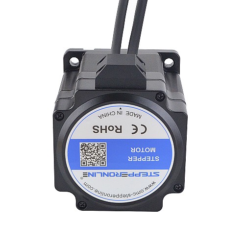 P Series Nema 34 Closed Loop Stepper Motor 4.5Nm(637.25oz.in) with Encoder 1000PPR(4000CPR) - 34E1K-45 | StepperOnline AU