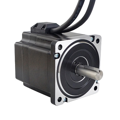 P Series Nema 34 Closed Loop Stepper Motor 4.5Nm(637.25oz.in) with Encoder 1000PPR(4000CPR) - 34E1K-45 | StepperOnline AU