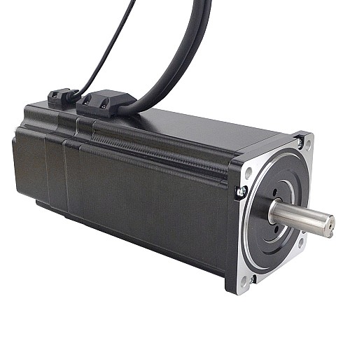 P Series Nema 34 Closed Loop Stepper Motor 12Nm(1700oz.in) with Electromagnetic Brake - 34E1KBK50-120 | StepperOnline AU