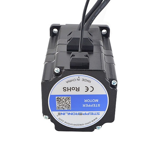 P Series Nema 34 Closed Loop Stepper Motor 4.5Nm(637.38oz.in) with Electromagnetic Brake - 34E1KBK50-45 | StepperOnline AU