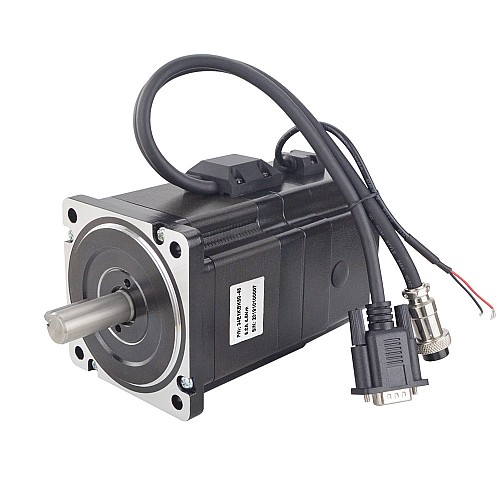 P Series Nema 34 Closed Loop Stepper Motor 4.5Nm(637.38oz.in) with Electromagnetic Brake - 34E1KBK50-45 | StepperOnline AU