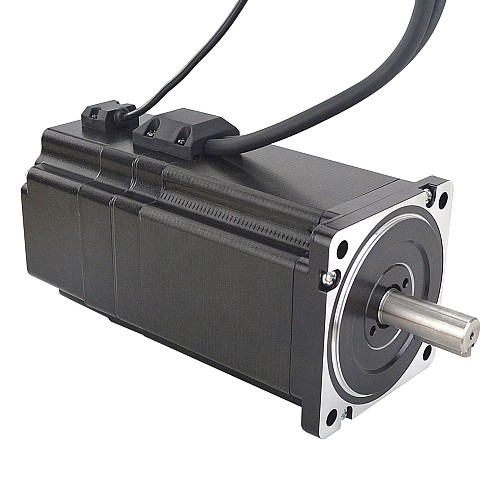 P Series Nema 34 Closed Loop Stepper Motor 8.5Nm(1203.94oz.in) with Electromagnetic Brake - 34E1KBK50-85 | StepperOnline AU