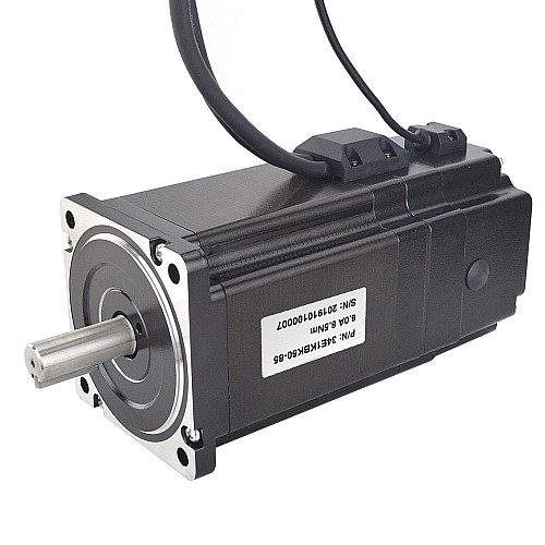 P Series Nema 34 Closed Loop Stepper Motor 8.5Nm(1203.94oz.in) with Electromagnetic Brake - 34E1KBK50-85 | StepperOnline AU
