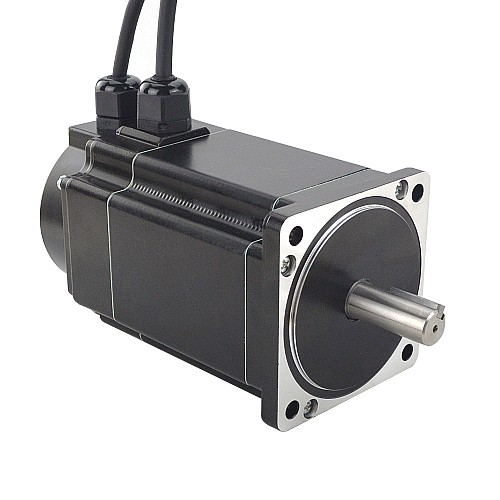 P Series IP65 Waterproof Nema 34 Closed Loop Stepper Motor 8.5Nm(1203.94oz.in) with Encoder 1000PPR(4000CPR) - 34E1KIP65-85 | StepperOnline AU