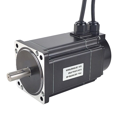 P Series IP65 Waterproof Nema 34 Closed Loop Stepper Motor 8.5Nm(1203.94oz.in) with Encoder 1000PPR(4000CPR) - 34E1KIP65-85 | StepperOnline AU