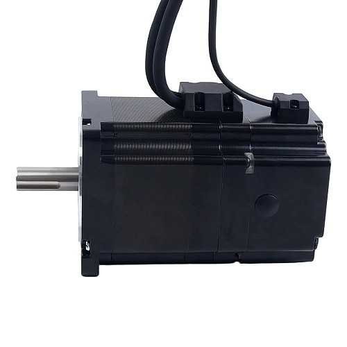 S Series Nema 34 Closed Loop Stepper Motor 4.3Nm(608.93oz.in) with 7.0Nm(991.28oz.in) Electromagnetic Brake - 34HS30-6004D-E1000-B700 | StepperOnline AU