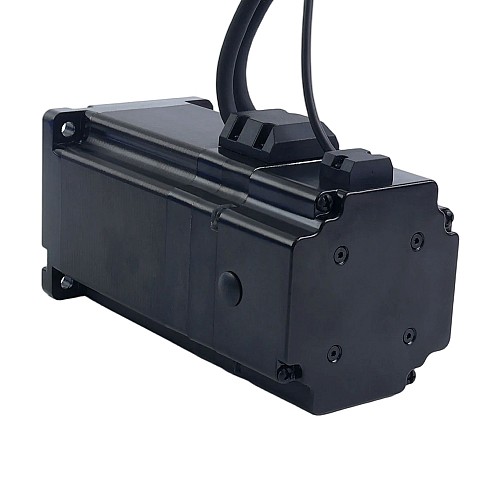 S Series Nema 34 Closed Loop Stepper Motor 8.0Nm(1132.89oz.in) with 7.0Nm(991.28oz.in) Electromagnetic Brake - 34HS45-6004D-E1000-B700 | StepperOnline AU