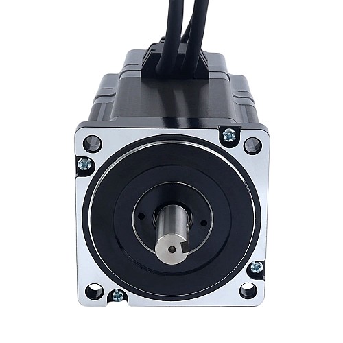 S Series Nema 34 Closed Loop Stepper Motor 8.0Nm(1132.89oz.in) with 7.0Nm(991.28oz.in) Electromagnetic Brake - 34HS45-6004D-E1000-B700 | StepperOnline AU