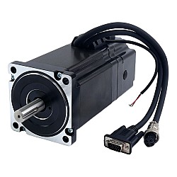 S Series Nema 34 Closed Loop Stepper Motor 8.0Nm(1132.89oz.in) with 7.0Nm(991.28oz.in) Electromagnetic Brake