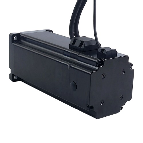 S Series Nema 34 Closed Loop Stepper Motor 12Nm(1699.34oz.in) with 7.0Nm(991.28oz.in) Electromagnetic Brake - 34HS60-6004D-E1000-B700 | StepperOnline AU