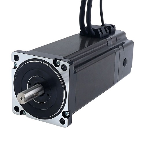 S Series Nema 34 Closed Loop Stepper Motor 12Nm(1699.34oz.in) with 7.0Nm(991.28oz.in) Electromagnetic Brake - 34HS60-6004D-E1000-B700 | StepperOnline AU