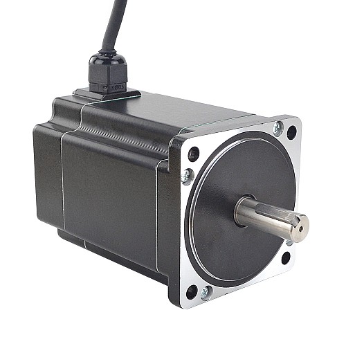 P Series IP65 Waterproof Nema 34 Stepper Motor 6.0A 8.5Nm(1203.94oz.in) - 34IP65-85 | StepperOnline AU